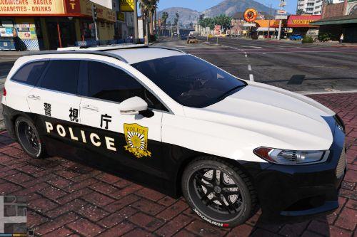 Ford Mondeo Japanese Police Car Paintjob